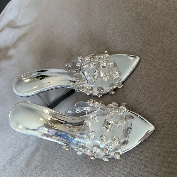 Good American Shoes Good American Diamonds Forever Wedge